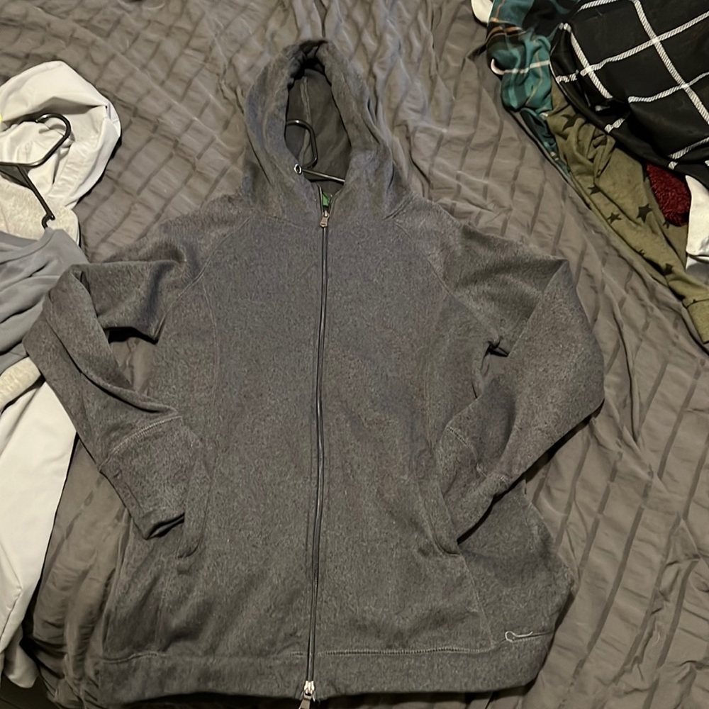 Grey Zip up hoodie
